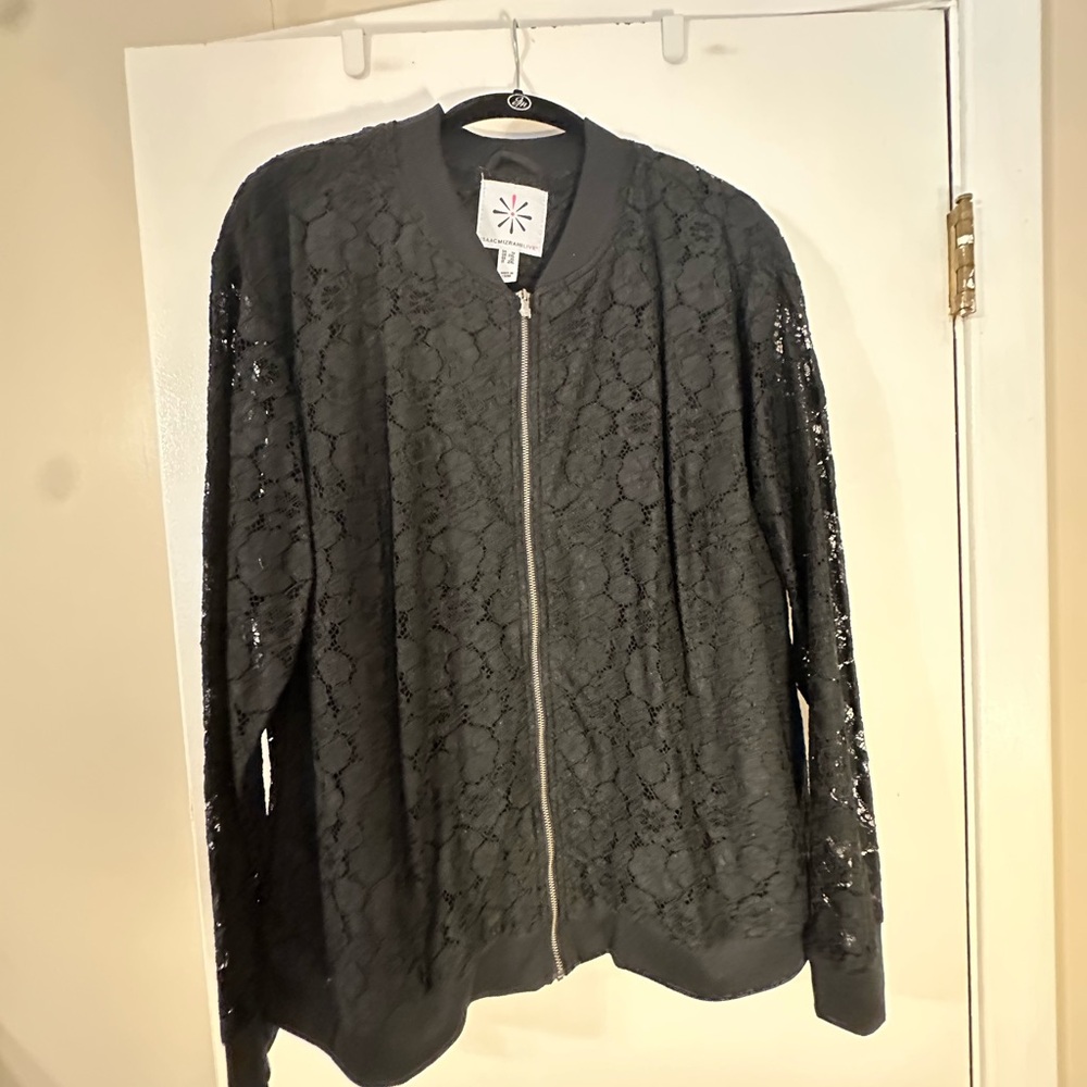 Isaac Mizrahi Black Lace Jacket